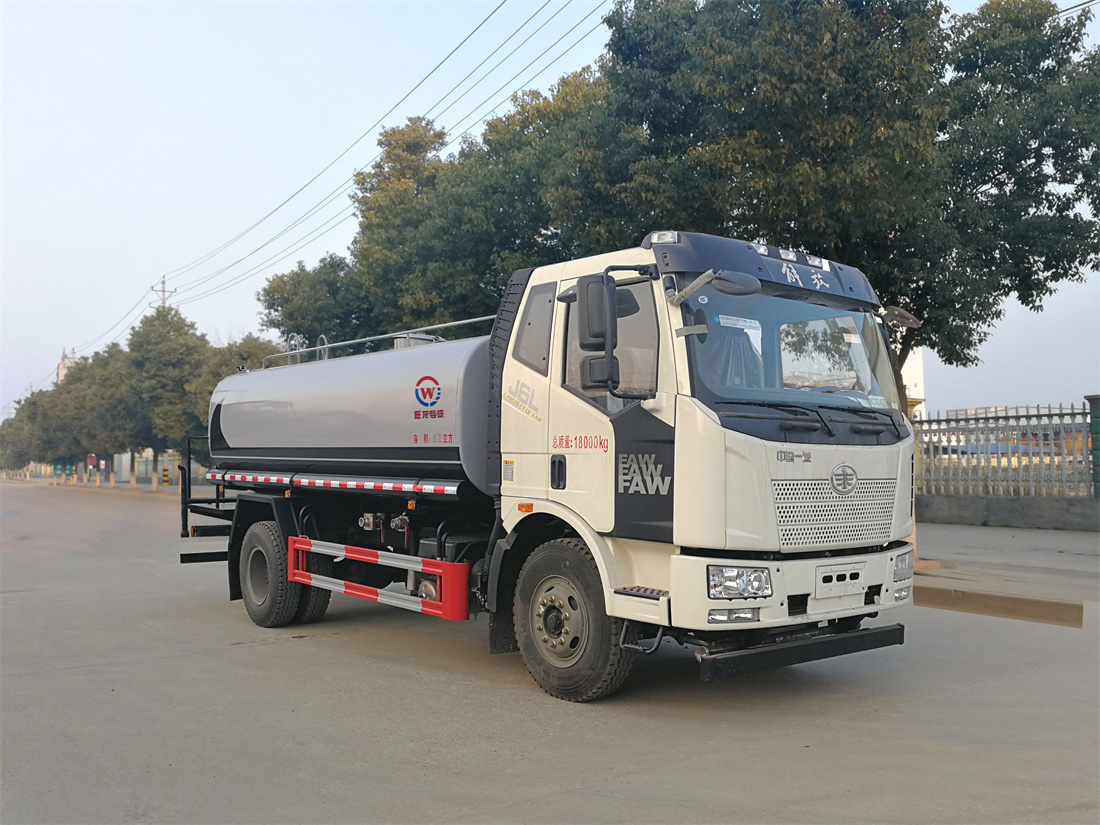 12噸15噸灑水車-解放專用底盤國六12方15立方灑水車廠家價格